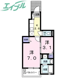 コージーハウス【1階】の間取り