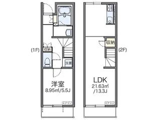 レオネクストコンカドール【1階】の間取り
