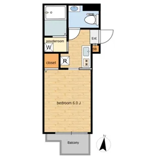 サニーヒルコート中野坂上【2階】の間取り