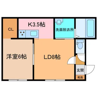NaturalII【2階】の間取り