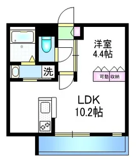 ベルフェリシア【3階】の間取り
