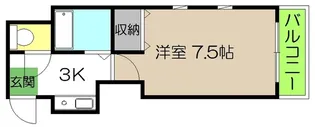 リヴィエラ上町II【2階】の間取り