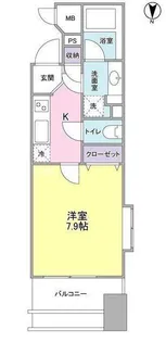 プロスペクト・グラーサ広尾【13階】の間取り