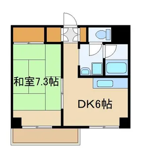 稲荷台ハイツ【5階】の間取り