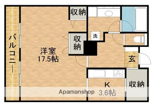 D’sタワー【22階】の間取り