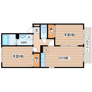 グレースコート弐番館【1階】の間取り
