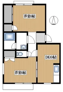 エクセレント細山【1階】の間取り