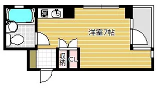 弥生コーポシエスタ【5階】の間取り