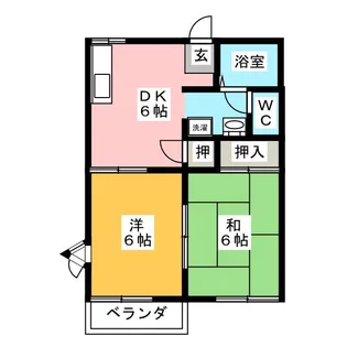 メゾン・ラ・ポール A【2階】の間取り