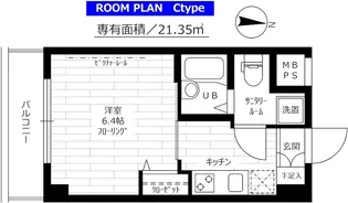 ステージグランデ蒲田【3階】の間取り