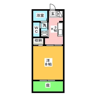 シャルマン山口 B棟【1階】の間取り