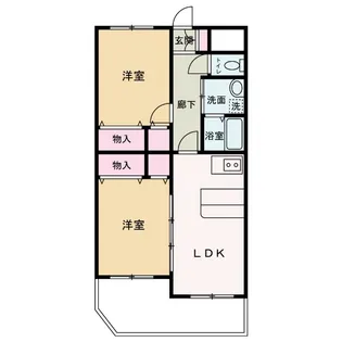 ツリーベルハイツ五番館【5階】の間取り