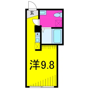 フィオーネ亀有【3階】の間取り