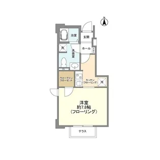 ヴィフレア大岡山【1階】の間取り