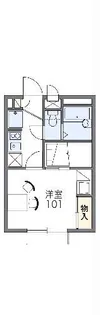 レオパレストレディオス【1階】の間取り