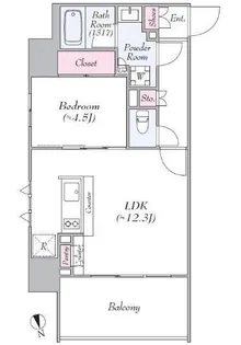 Log浅草classic【10階】の間取り