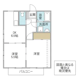 コーポナカネ【2階】の間取り