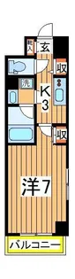 セントラルオーク【3階】の間取り