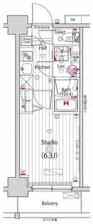 グランド・ガーラ横浜【7階】の間取り