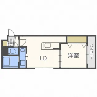 monotonia(モノトニア)【1階】の間取り