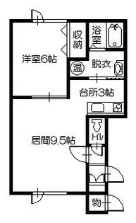 S and A III【2階】の間取り