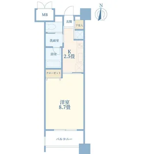 KTグレインマンション【6階】の間取り