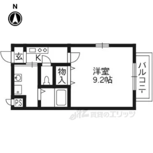 PLUMHOUSE2【1階】の間取り