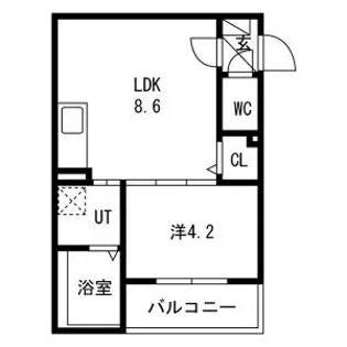 Luce Prima【3階】の間取り