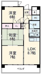 アクシスヨーロッパ壱番館【1階】の間取り