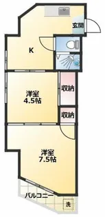 サンライトマンション【3階】の間取り