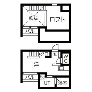 コスモハイツ安城B【2階】の間取り
