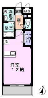 リヴェールメゾン【3階】の間取り