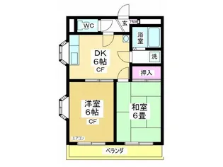 エレガンス小川【2階】の間取り