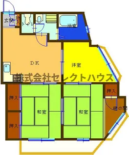 **第二三和ビル*【3階】の間取り