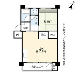 UR清瀬旭が丘【1階】の間取り