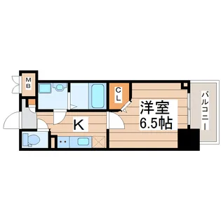 Quarante-deux KITASENDAI【7階】の間取り