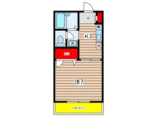 パティオ日吉A【1階】の間取り