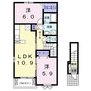 ファミリエール【2階】の間取り