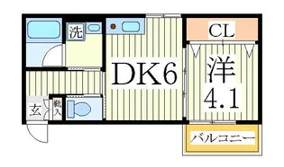 クロレ南流山II【3階】の間取り