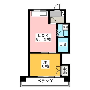 富士ビップス【1階】の間取り