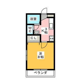 メゾーネマルクII【1階】の間取り