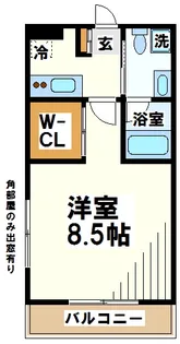 コンフォートヒルズ【1階】の間取り