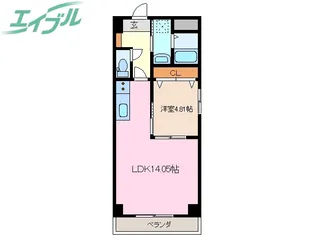 S-FORT四日市zeal【7階】の間取り