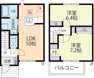 フォーリアテラスIIBの間取り