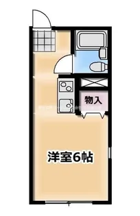 ジュネスハイムB【1階】の間取り