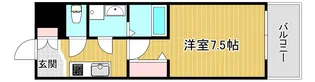 エスプレイス難波サウスゲート【12階】の間取り