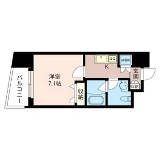 マストライフ中野坂上ANNEX【6階】の間取り