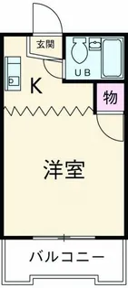 パレス弥生【1階】の間取り