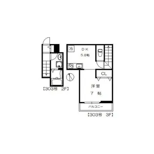 Casa Aspera Jiyugaokaの間取り