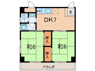 千田マンション【3階】の間取り
